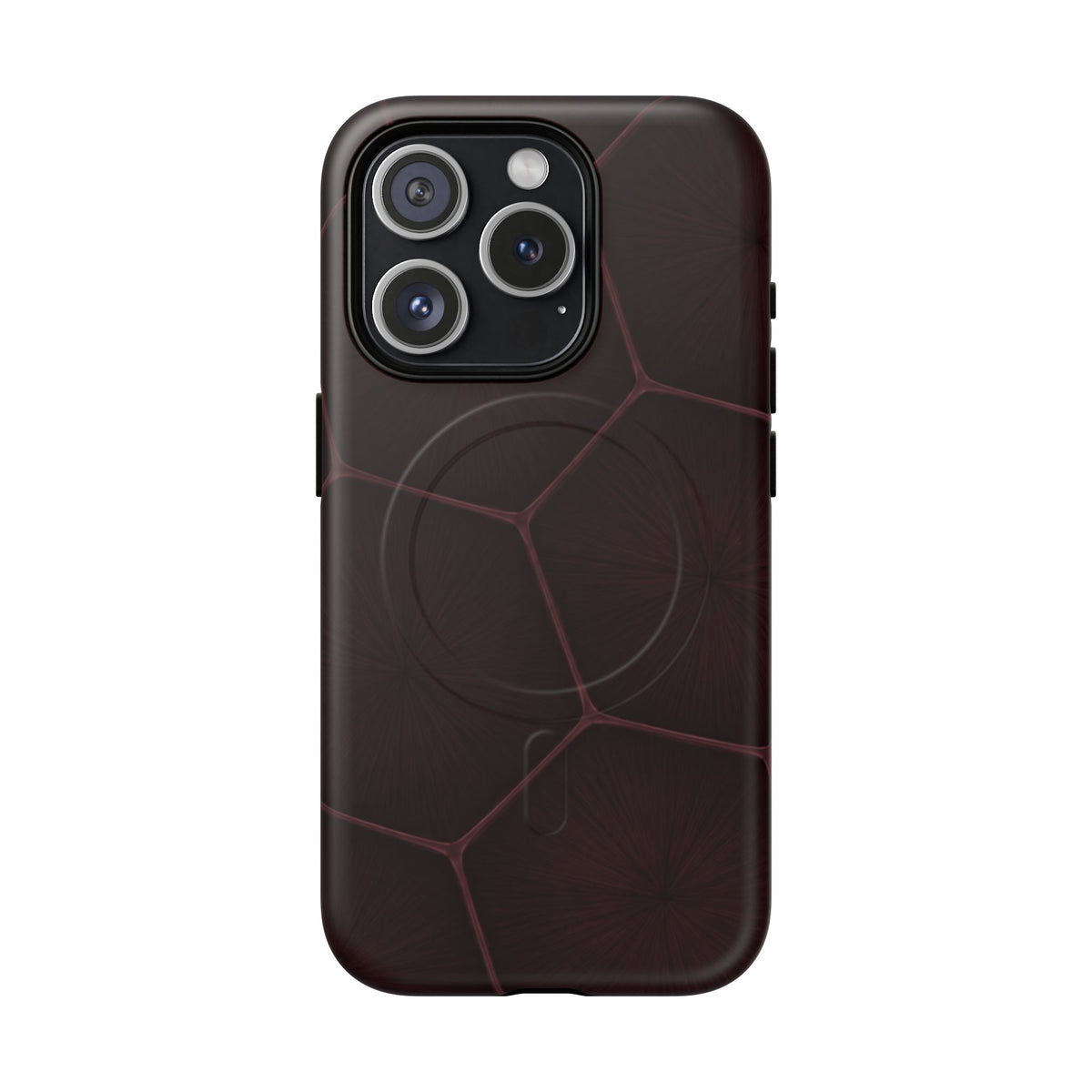 Turtle Pattern Burgunder
