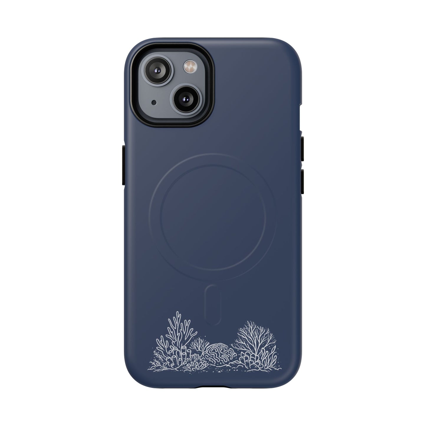 Magnetic Phone Case — Tough Slim MagSafe-Compatible Case with Coral Reef Accent
