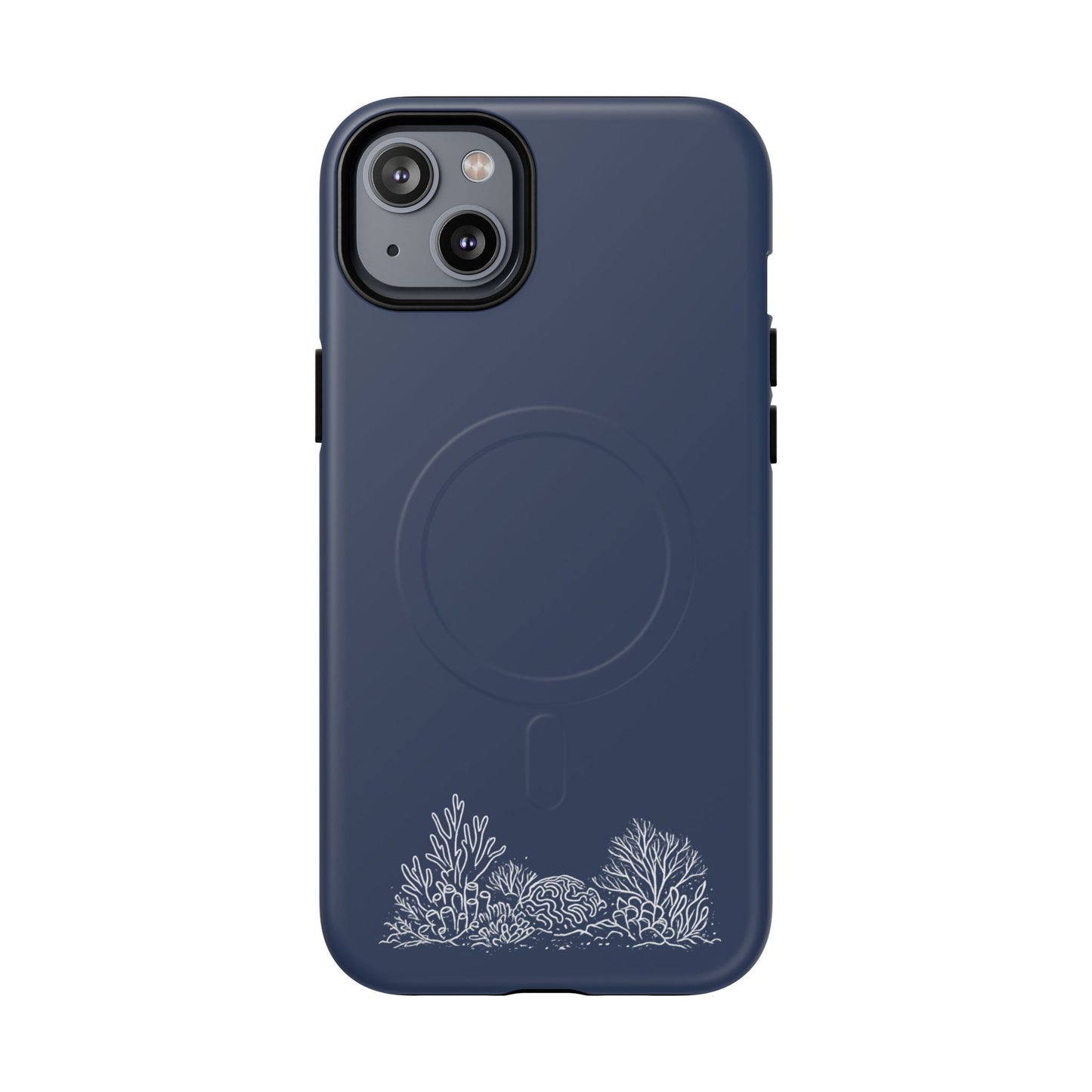 Magnetic Phone Case — Tough Slim MagSafe-Compatible Case with Coral Reef Accent