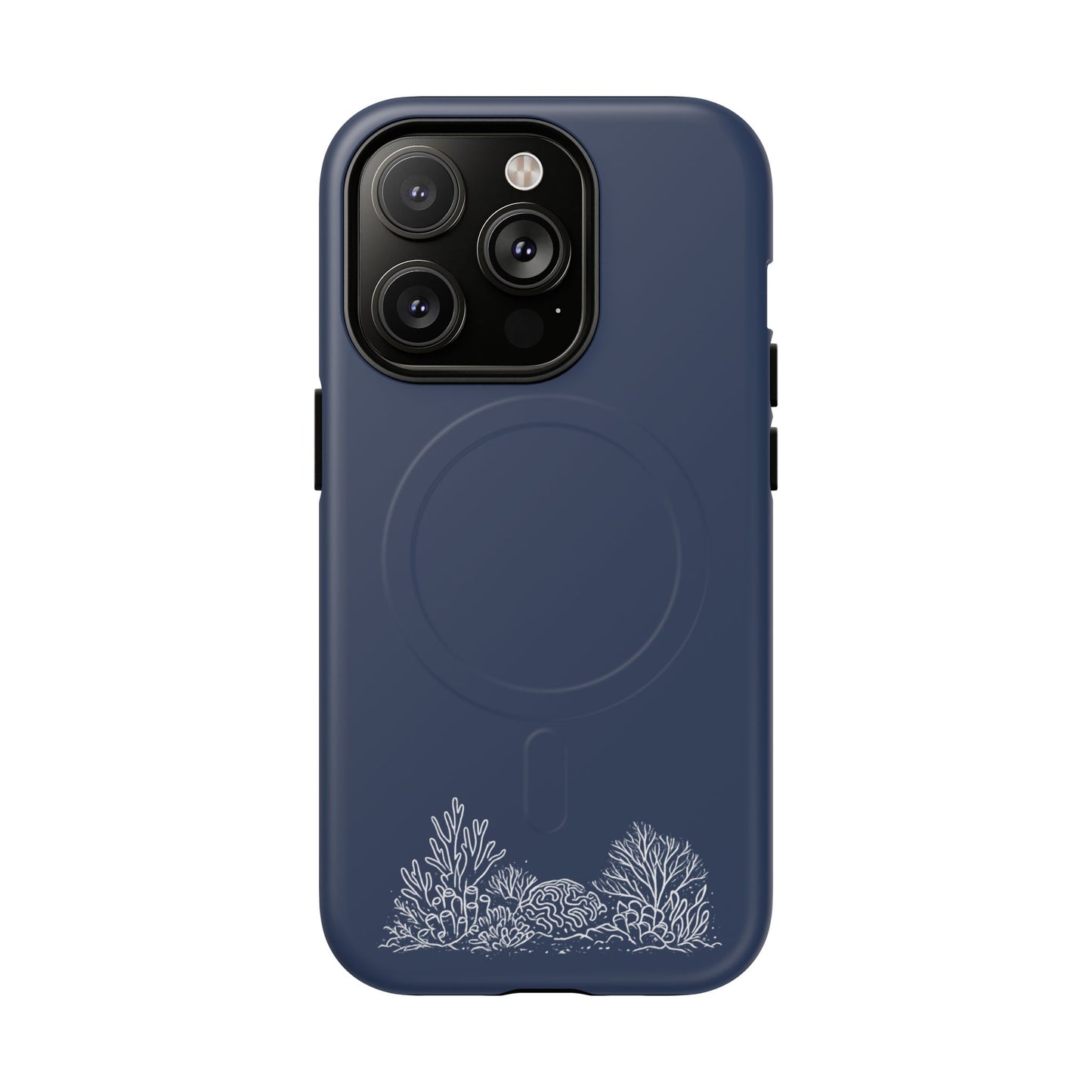 Magnetic Phone Case — Tough Slim MagSafe-Compatible Case with Coral Reef Accent