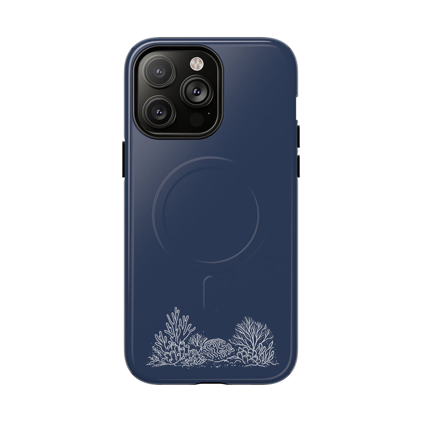 Magnetic Phone Case — Tough Slim MagSafe-Compatible Case with Coral Reef Accent