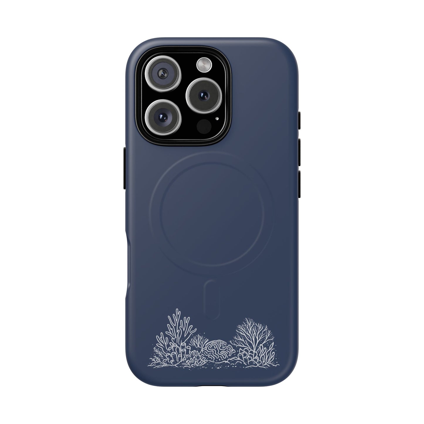 Magnetic Phone Case — Tough Slim MagSafe-Compatible Case with Coral Reef Accent