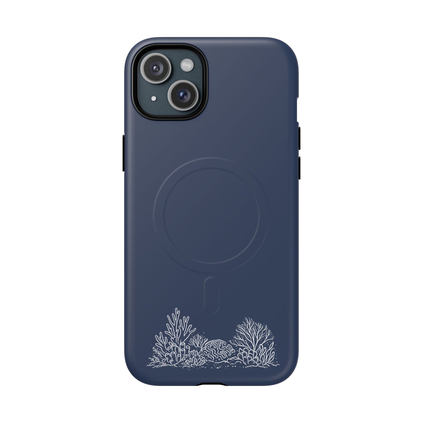 Magnetic Phone Case — Tough Slim MagSafe-Compatible Case with Coral Reef Accent