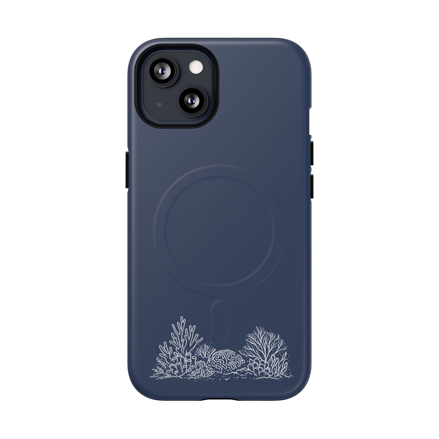 Magnetic Phone Case — Tough Slim MagSafe-Compatible Case with Coral Reef Accent