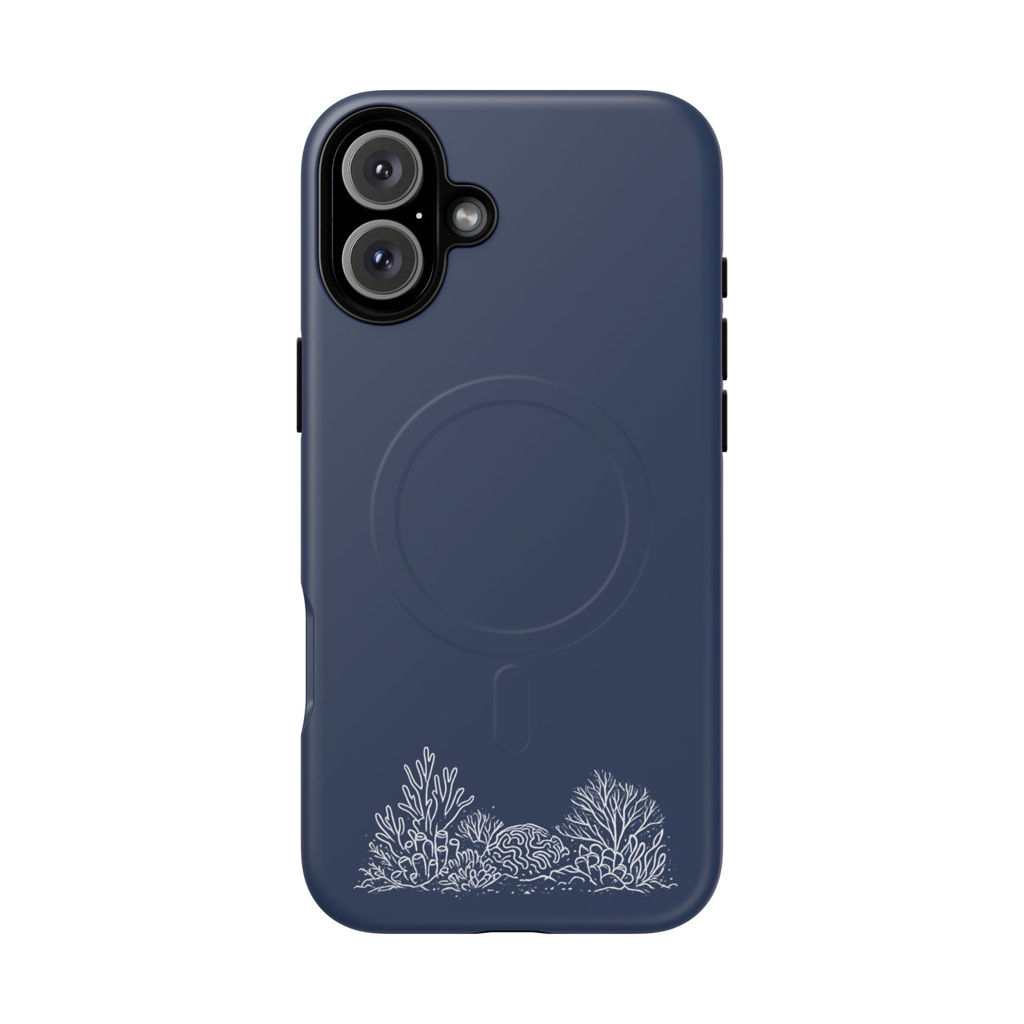 Magnetic Phone Case — Tough Slim MagSafe-Compatible Case with Coral Reef Accent