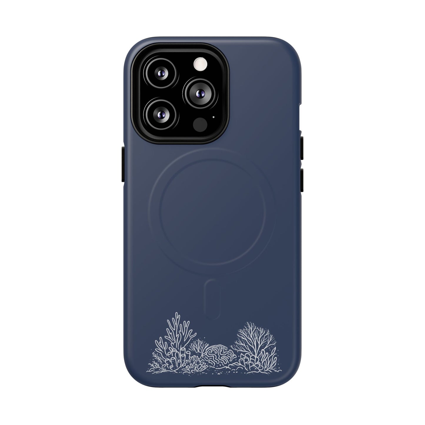 Magnetic Phone Case — Tough Slim MagSafe-Compatible Case with Coral Reef Accent